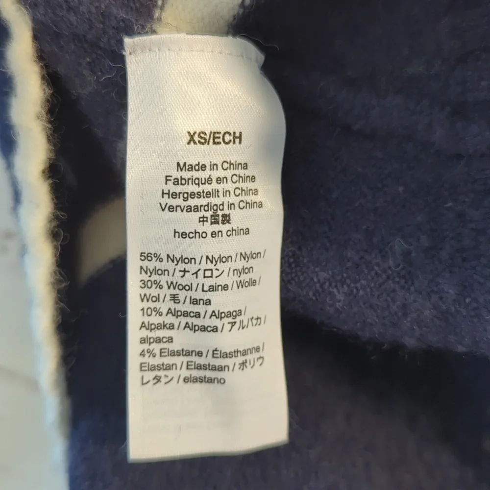 J. Crew XS Rainbow Multistripe‎ Supersoft Yarn Turtleneck Sweater Pride Cozy